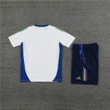 Kids Italy Short Training Suit White 2024