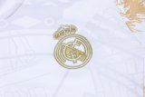Mens Real Madrid Training Suit White-Gold 2024/25