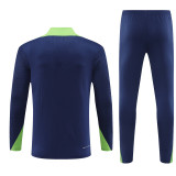 Mens Brazil Training Suit Blue 2024