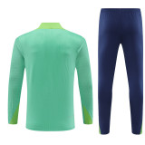 Mens Brazil Training Suit Green 2024