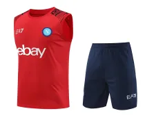 Mens Napoli Singlet Suit Red 2024/25