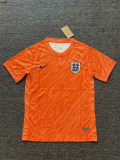 Mens England Goalkeeper Orange Jersey 2024
