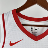 Mens Houston Rockets Nike White 2024 Custom Swingman Jersey - Association Edition