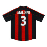 Mens AC Milan Retro Home Jersey 2000/02