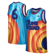 Mens Space Jam A New Legacy #6 LeBron King James Tune Squad Jersey 2024