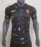 Mens Portugal Pre-Match Short Training Black Jersey 2024