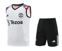 Mens Manchester United Singlet Suit White 2024/25
