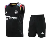 Mens Manchester United Singlet Suit Black 2024/25
