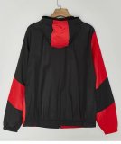 Mens AC Milan All Weather Windrunner Jacket Red-Black 2024/25