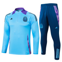Mens Argentina Training Suit Light Blue 2024