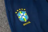 Mens Brazil Hoodie Jacket + Pants Training Suit Blue 2024