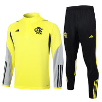Mens Flamengo Training Suit Yellow 2024/25