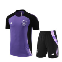 Mens Germany Short Training Suit Purple 2024