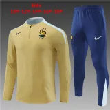 Kids France Training Suit Gold 2024