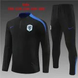 Kids Netherlands Training Suit Black 2024