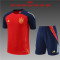 Kids Spain Short Training Suit Red 2024