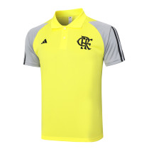 Mens Flamengo Polo Shirt Yellow 2024/25