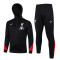 Mens Liverpool Hoodie Jacket + Pants Training Suit Black 2024/25
