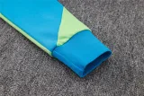 Mens Brazil Hoodie Jacket + Pants Training Suit Blue 2024