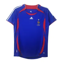Mens France Home Retro Jersey 2006