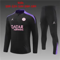 Kids PSG x Jordan Training Suit Black 2024/25