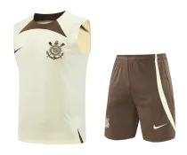 Mens Corinthians Singlet Suit Light Grey 2024/25