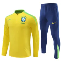 Mens Brazil Training Suit Yellow 2024