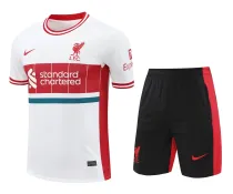 Mens Liverpool Short Training Suit White 2024/25