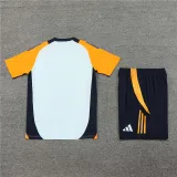 Kids Real Madrid Short Training Suit Light Blue 2024/25