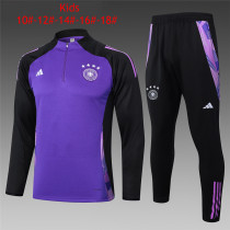 Kids Germany Training Suit Purple 2024