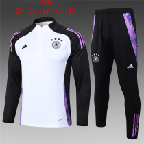 Kids Germany Training Suit White 2024