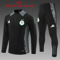 Kids Algeria Training Suit Black 2024
