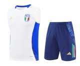Mens Italy Short Training Suit White 2024