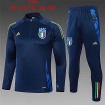 Kids Italy Training Suit Royal 2024