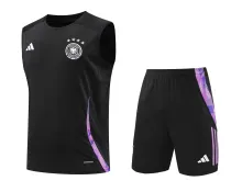 Mens Germany Short Training Suit Black 2024