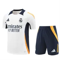 Mens Real Madrid Short Training Suit White 2024/25