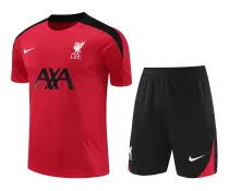 Mens Liverpool Short Training Suit Red 2024/25