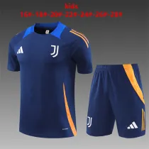 Kids Juventus Short Training Suit Royal 2024/25