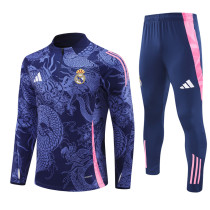 Mens Real Madrid Training Suit Purple Dragon 2024/25