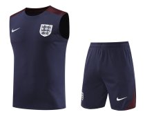 Mens England Short Training Suit Royal 2024