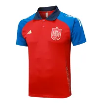 Mens Spain Polo Shirt Red 2024