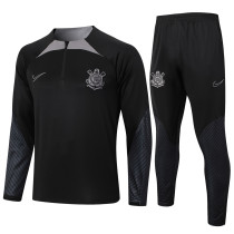 Mens Corinthians Training Suit Black 2024/25