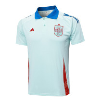 Mens Spain Polo Shirt Light Blue 2024
