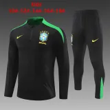 Kids Brazil Training Suit Black 2024