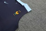 Mens France Short Training Suit Royal 2024