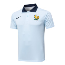 Mens France Polo Shirt Light Blue 2024