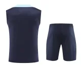 Mens France Short Training Suit Royal 2024