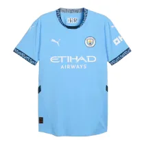 Mens Manchester City Home Authentic Jersey 2024/25 - Match