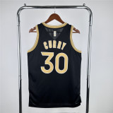 Mens Golden State Warriors Stephen Curry Nike Black 2024 MVP Swingman Jersey - Select Series