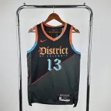 Mens Washington Wizards Nike Black 2024 Swingman Jersey - City Edition
